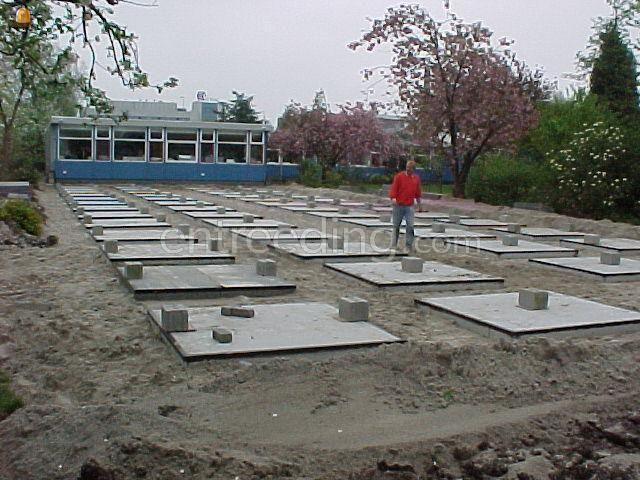 Prefab fundatie voor Unitbouw