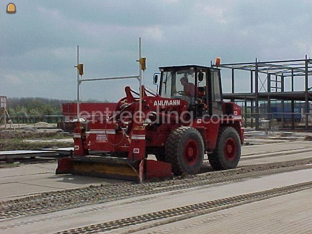 Laser gestuurd afrijen zandbaan