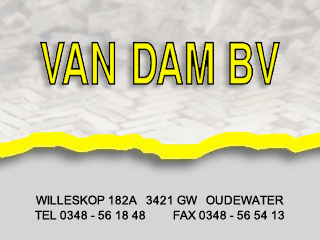 Logo Van Dam B.V. Handel en Transport Oudewater