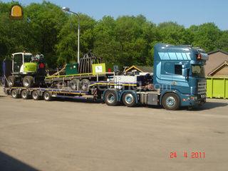 Scania 144L + Nooteboom Omgeving Amersfoort