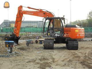 Hitachi ZX 130 LCN Omgeving Gouda