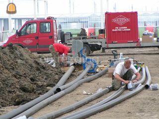 man met PE lasmachine Omgeving Rotterdam