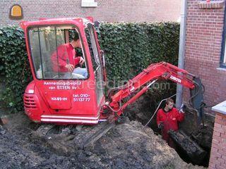 Kubota KX41 Omgeving Rotterdam