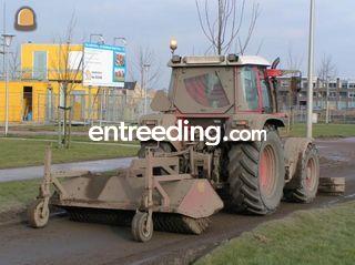 Fendt 308CI + veegmachine Omgeving Rotterdam