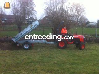 Mini trekker + kieper Omgeving Wijk bij Duurstede