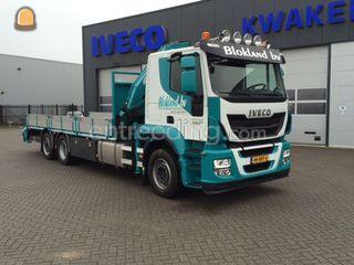 Iveco met 19 tons kraan Omgeving Alphen a/d Rijn