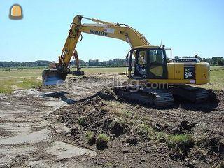 Komatsu PC210  LC-7 Omgeving Hoekse Waard
