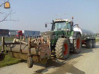 Fendt 920 + waterwagen en... Omgeving Hoekse Waard