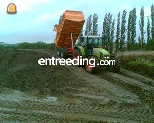 Claas 697 + Veenhuis Omgeving Alphen a/d Rijn