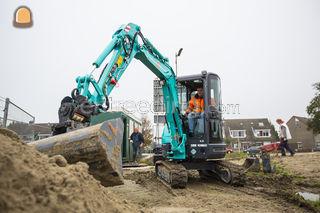 Kobelco SK35SR Omgeving Alphen a/d Rijn