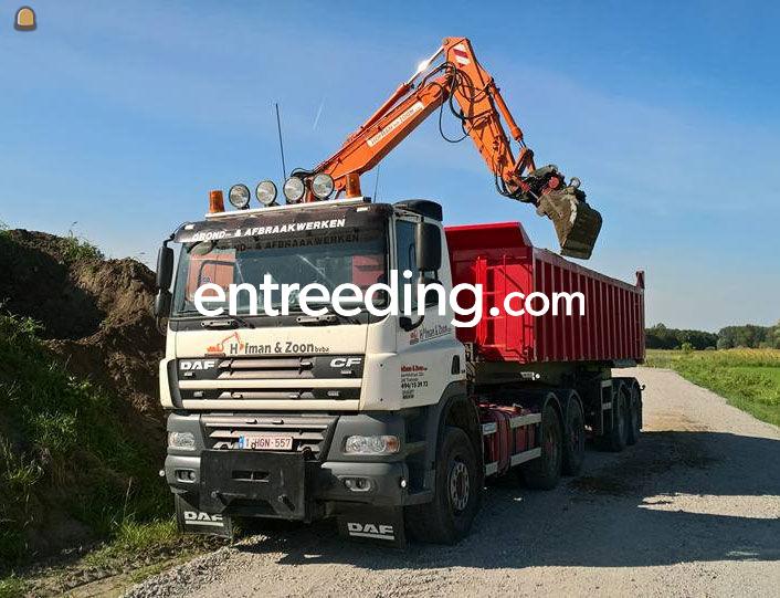 DAF met kipperoplegger