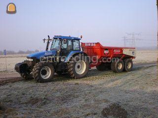 New Holland TM 150 + Beco... Omgeving Zevenbergen