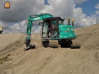 Kobelco SK75SR met GPS Tr... Omgeving De Ronde Venen