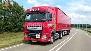 DAF XF + walkingfloor Omgeving Sittard