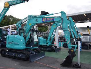 Kobelco SK 75 SR LC Omgeving Gent