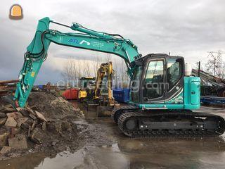 Kobelco 140+overdruk+GPS+... Omgeving Sliedrecht