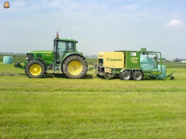 John Deere + pers + wikkelaar
