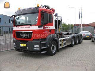 MAN  8x4x4 Kraan/Haakarm Omgeving Zaanstreek