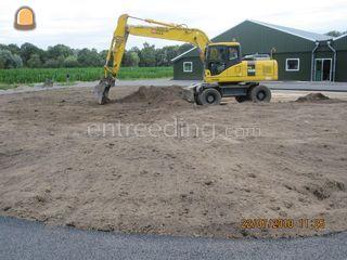 Komatsu PW 180 Omgeving Raalte