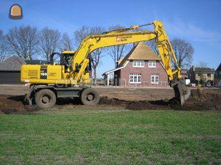 Komatsu PW 180 Omgeving Raalte