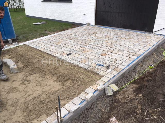 Aanleggen opritten en terrassen