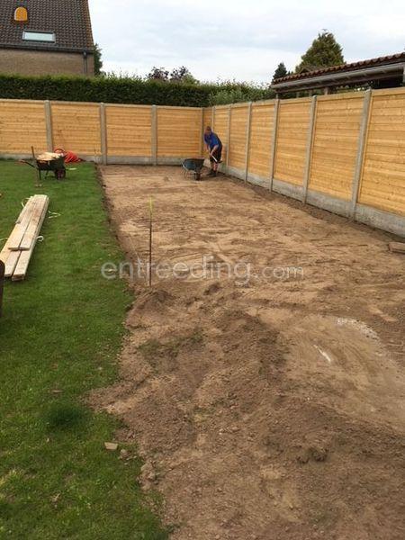 Aanleg en onderhoud van tuinen, omheiningen plaatsen