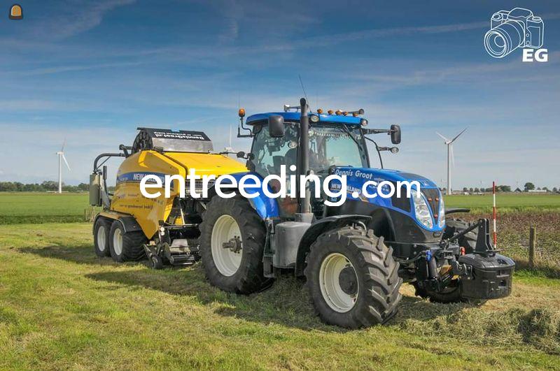 Newholland T6080 + newholland BR6090 rondebalenpers