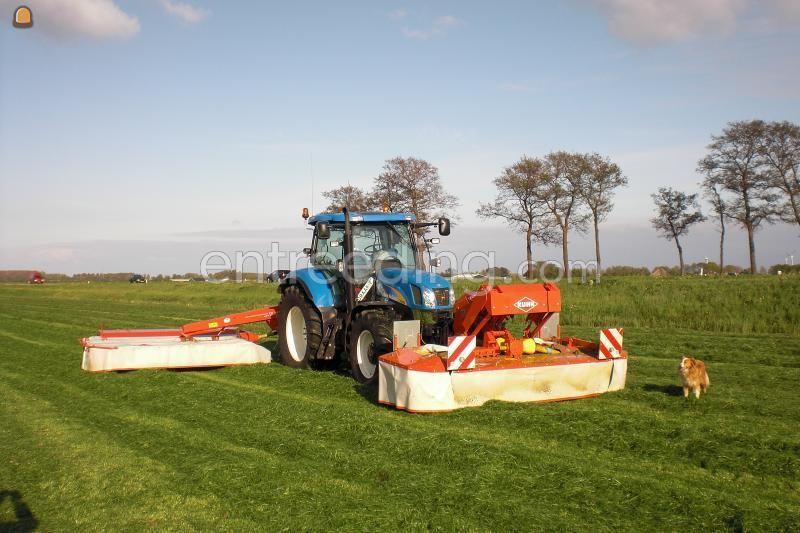 Newholland t6080 en kuhn fc 313 liftcontrol