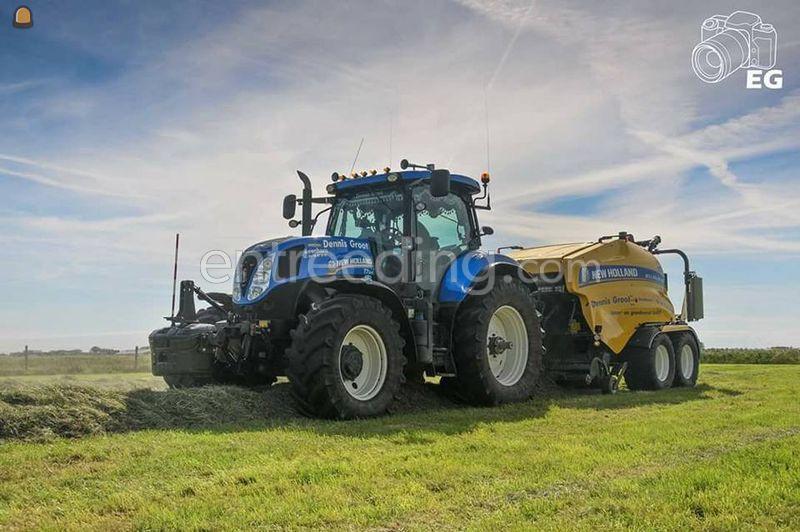 Newholland T6080 + newholland BR6090 rondebalenpers