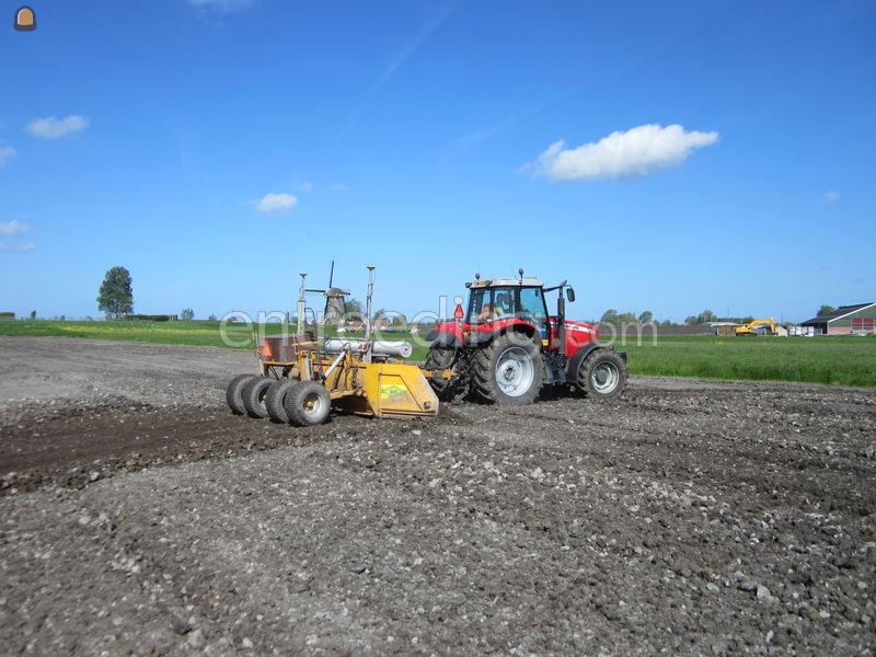 Tractor + kilverbord 5m1