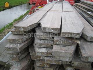 Gebuikt hardhouten damwan... Omgeving Leiden