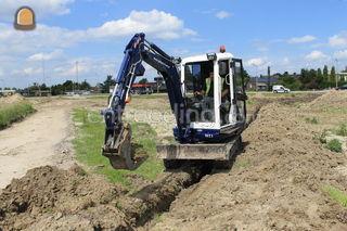 Mini-graafmachine Omgeving Terneuzen
