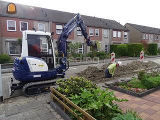 Mini-graafmachine Omgeving Terneuzen