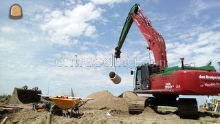 Hitachi zx-350Lc-6 hybrid Omgeving Haarlem