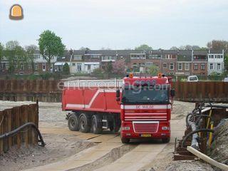 Daf 95XF+oplegger Omgeving Haarlem