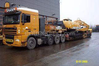 Daf XF105 / dieplader 40 ... Omgeving Sliedrecht