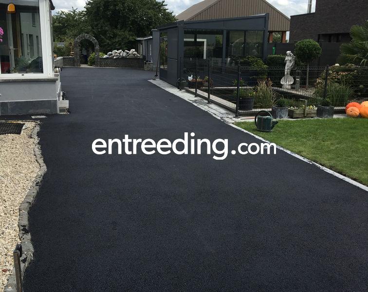 Opritten, parkings in asfalt, klinkers, dolomiet...