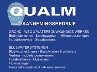 Logo Qualm B.V. Aannemingsbedrijf Rozenburg (zh)
