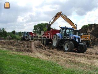 New Holland T 7040+Beco 2... Omgeving Wijk bij Duurstede