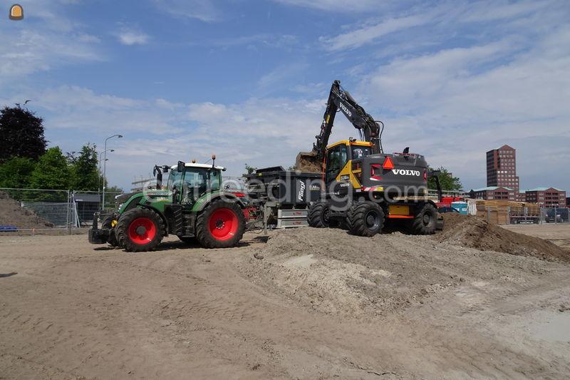 Mobiele kraan Volvo EWR150E met GPS