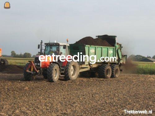 MF6490 + Tebbe breedstrooier