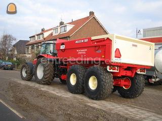 Massey Ferguson + Beco 18... Omgeving Alphen a/d Rijn