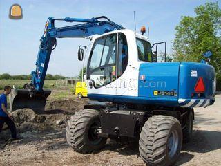 JCB JS145W Omgeving Gouda