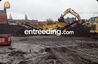 mobiele zeefmachine Omgeving Hasselt