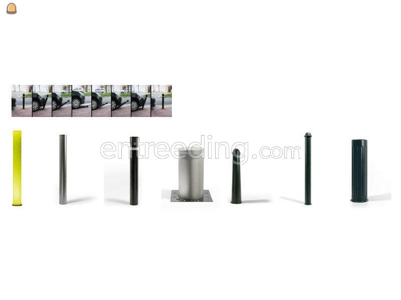 Plooibare kunststof afbakeningspalen