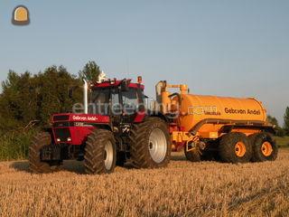 Case IH 1455xl + Veenhuis Omgeving De Drechtsteden