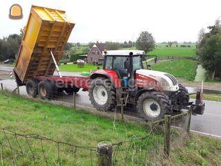 Steyr CVT + VGM baggerkip... Omgeving Sliedrecht