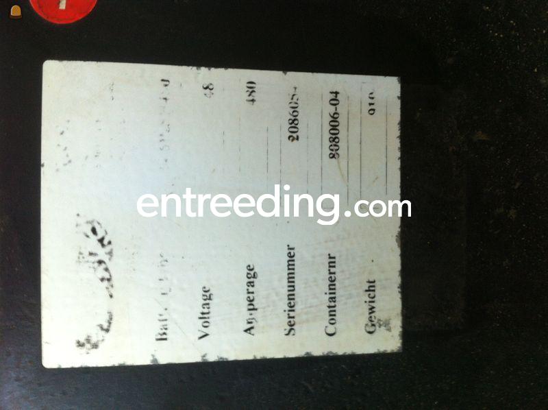 Accu voor heftruck met oplader