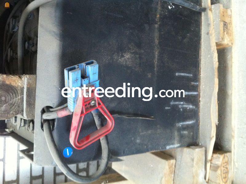 Accu voor heftruck met oplader