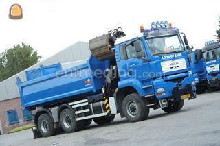 MAN 6x6WS + kraan + haaka... Omgeving Lisse